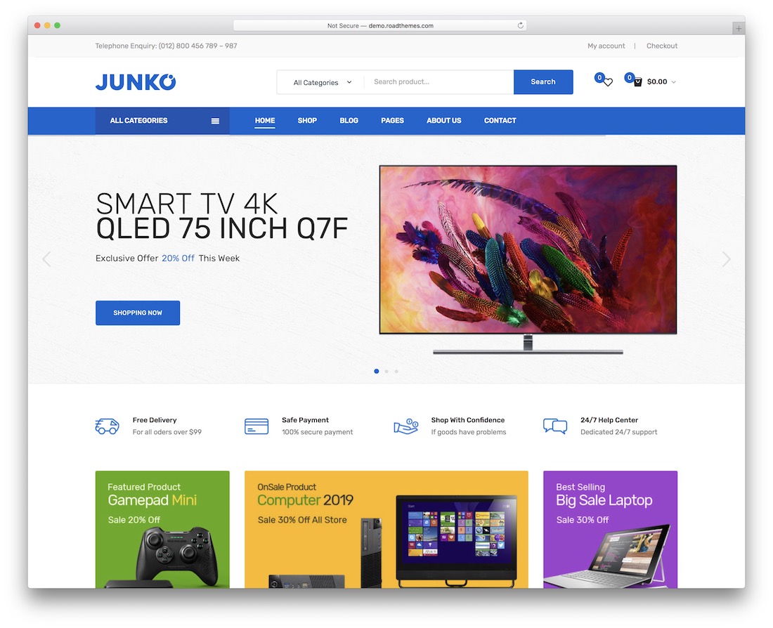 junko wordpress theme