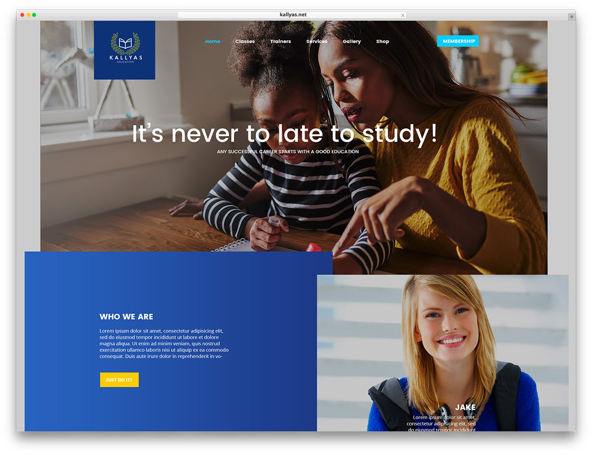 kallyas - university WordPress theme