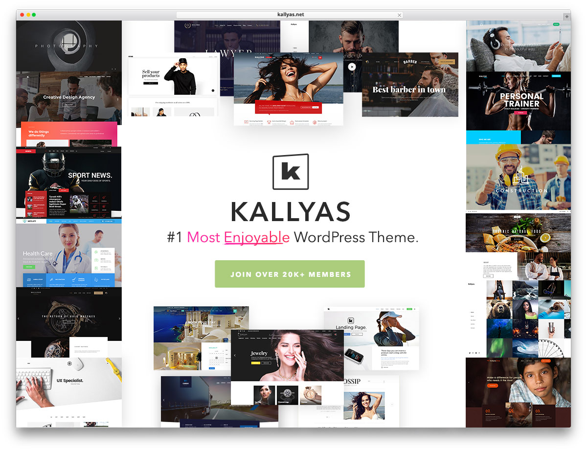 kallyas - creative photo theme