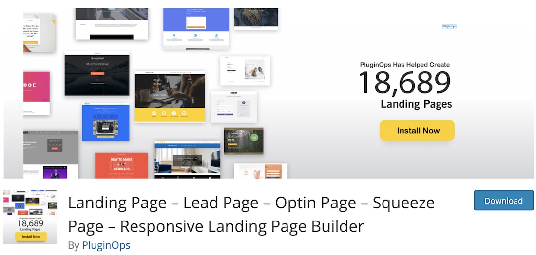 landing page builder wordpress plugin