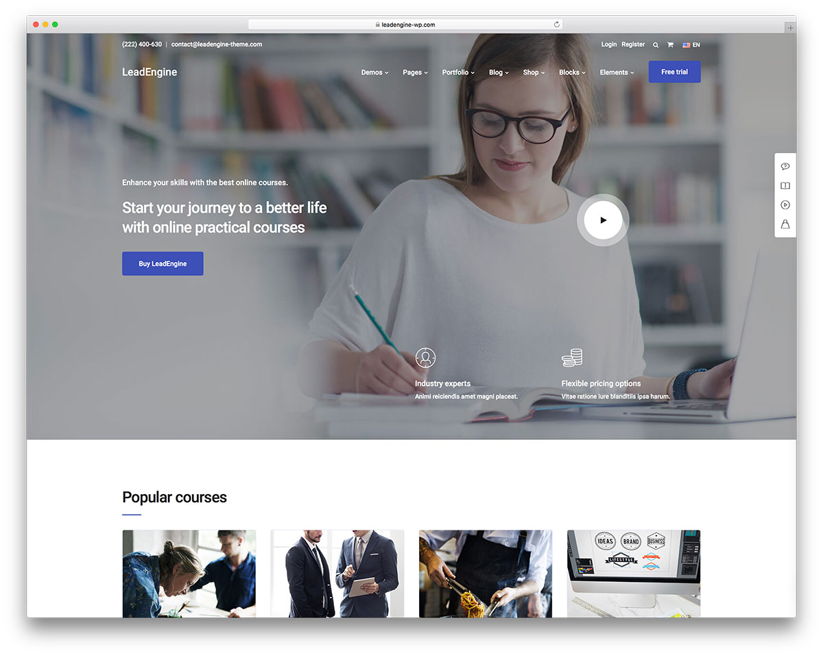 education WordPress theme