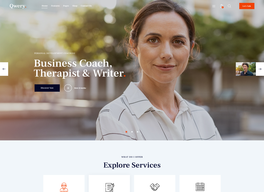 Qwery - Multi-Purpose Business WordPress Theme + RTL