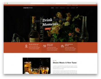 LiquorStore Free Template