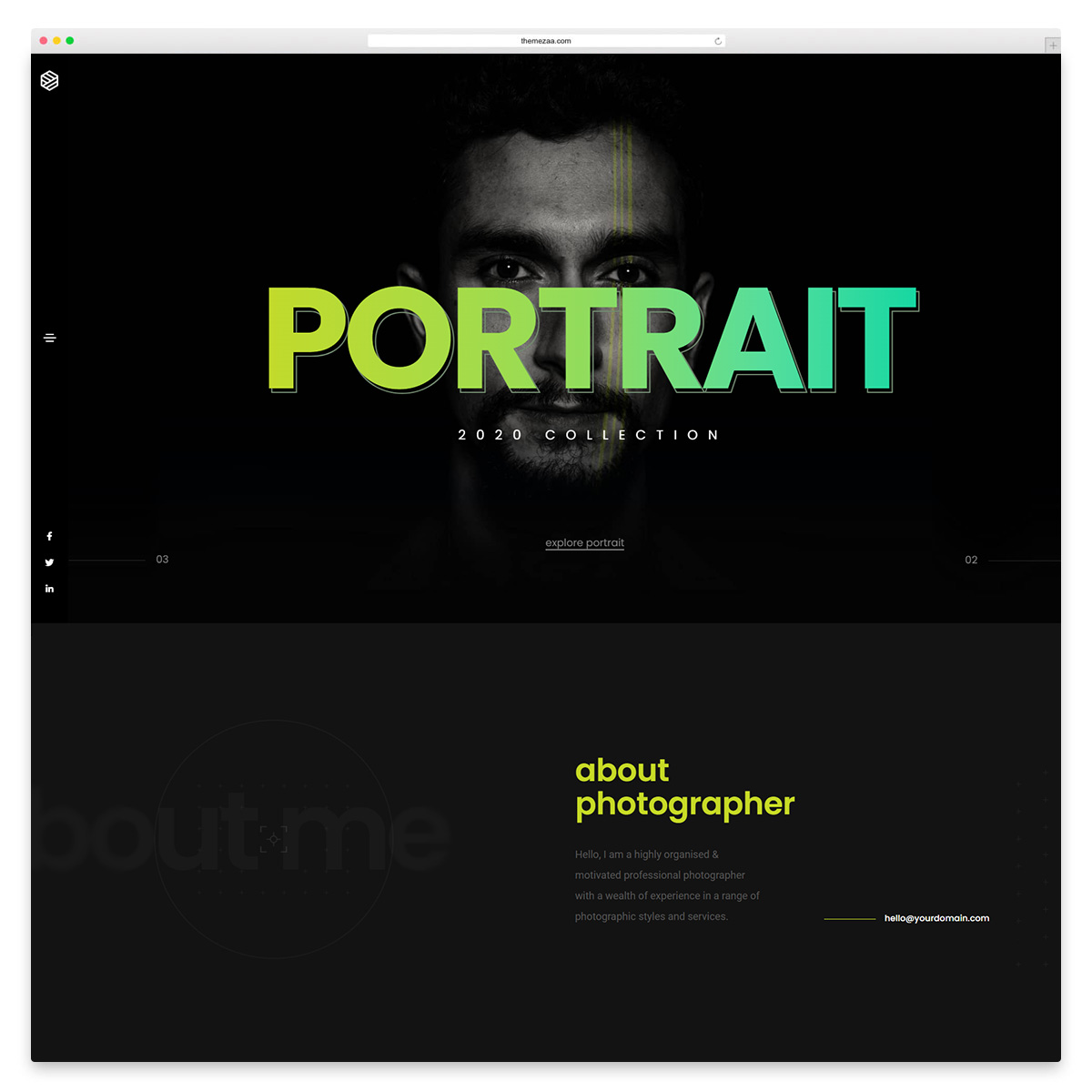 litho photography wordpress theme