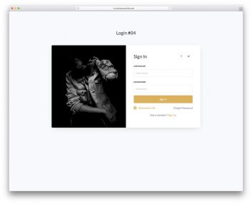 Login Form V14