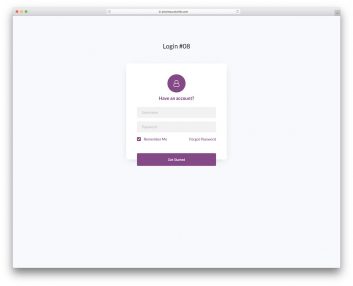 Login Form V18