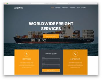 Logistics Free Template