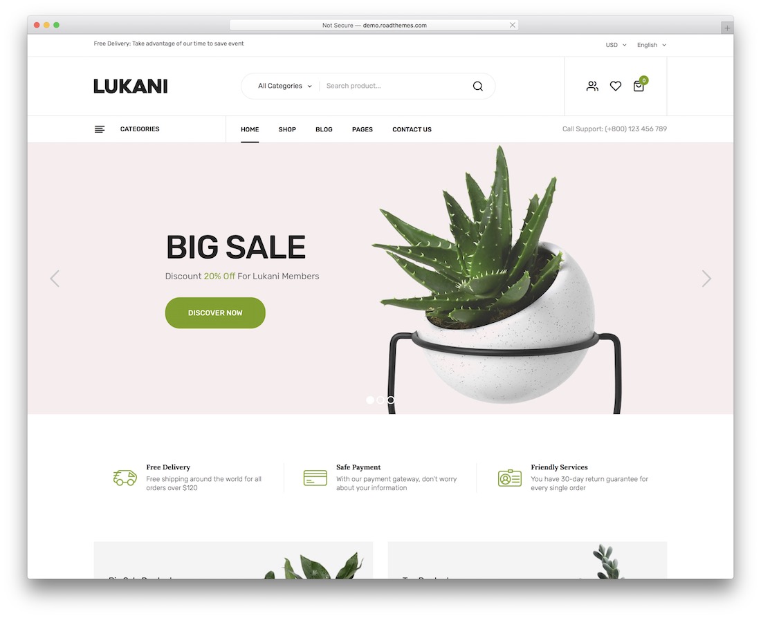 lukani farming wordpress theme