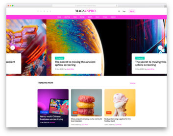 Magaznpro Colorlib Template