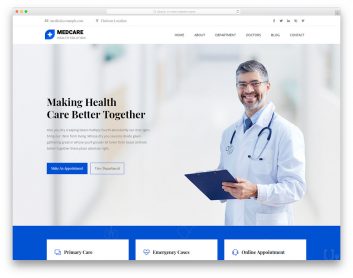 Medcare Free Template