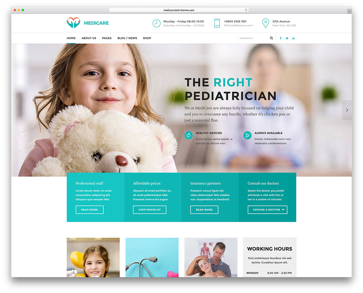 Best WordPress medical themes