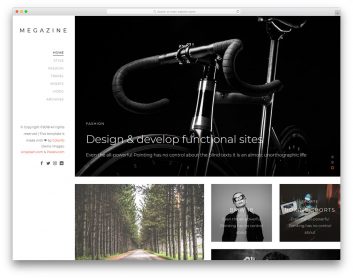 Megazine Free Template