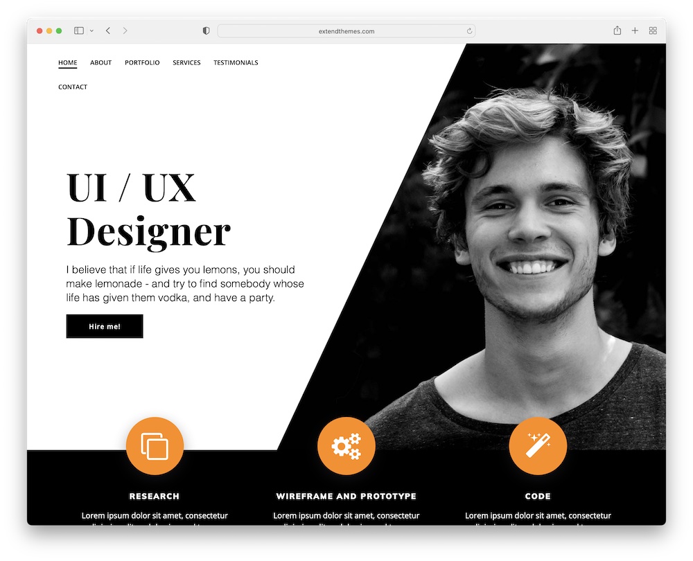 mesmerize free wordpress theme