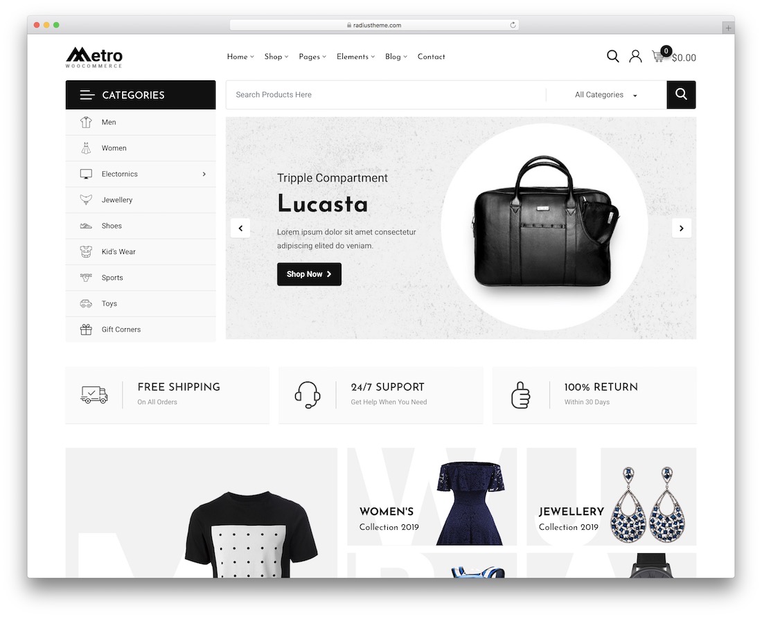 metro ecommerce theme