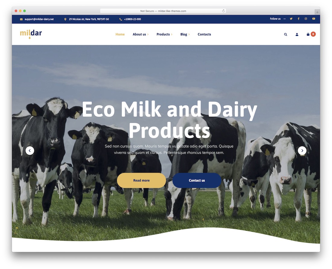 mildar farming wordpress theme