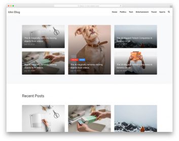 Miniblog Free Template