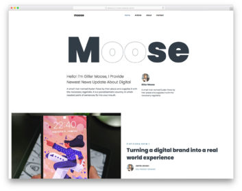 Moose Colorlib Template