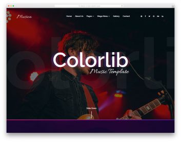 Musica Free Template