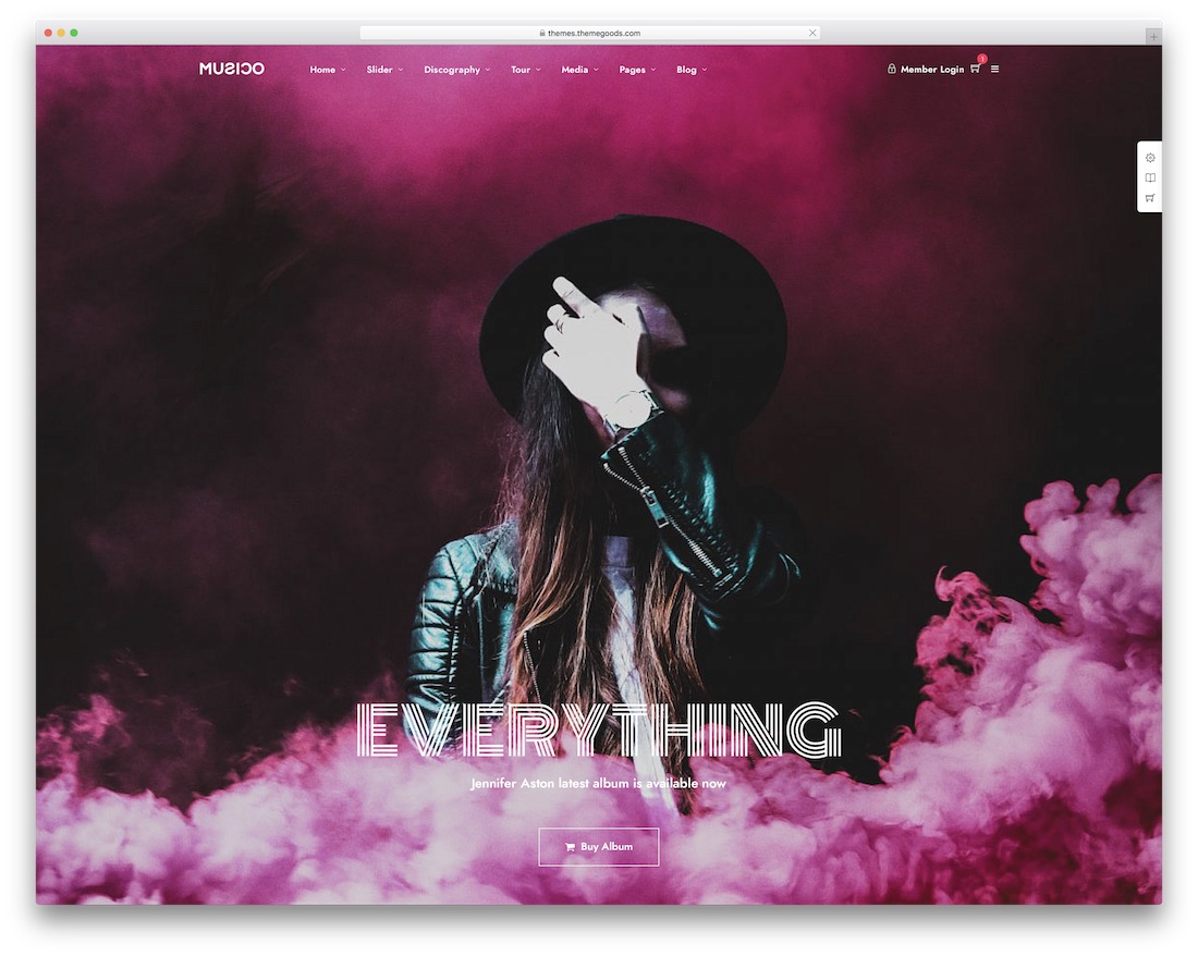 musico music wordpress theme