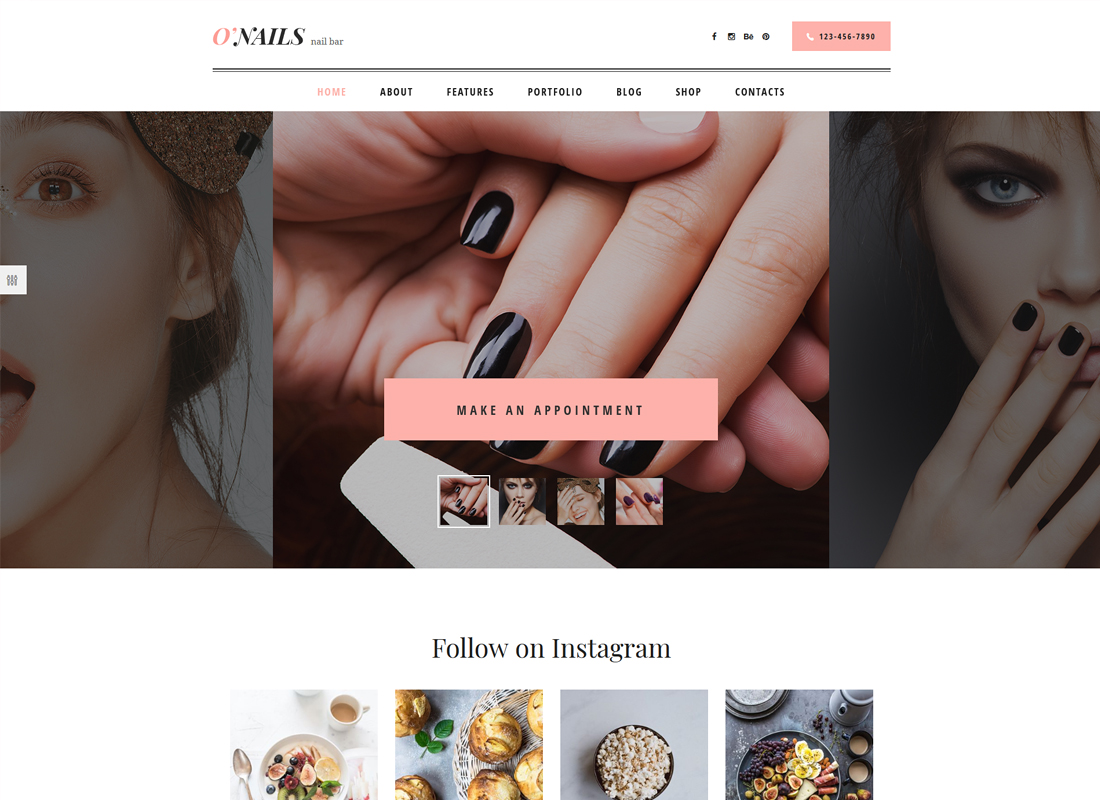 O’Nails | Nail Bar & Beauty Salon WordPress Theme