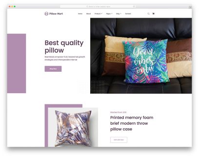 Pillowmart Free Template