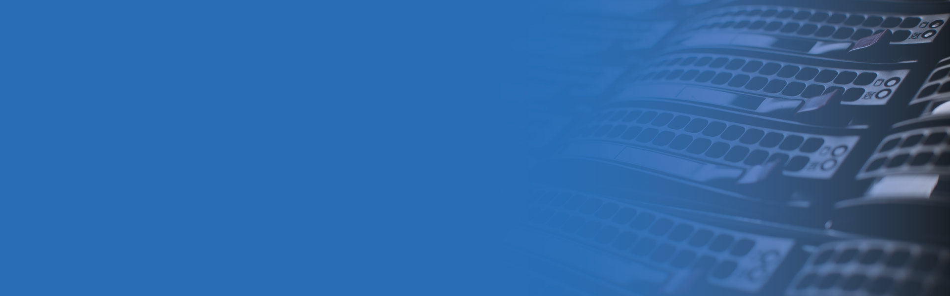 A close up image of equipment with blue gradient overlay