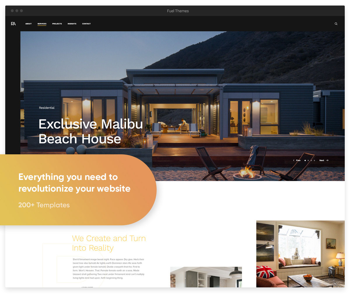 revolution architecture wordpress multipurpose theme