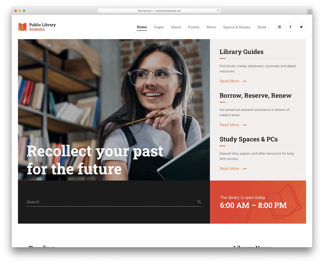 scientia wordpress bookstore theme