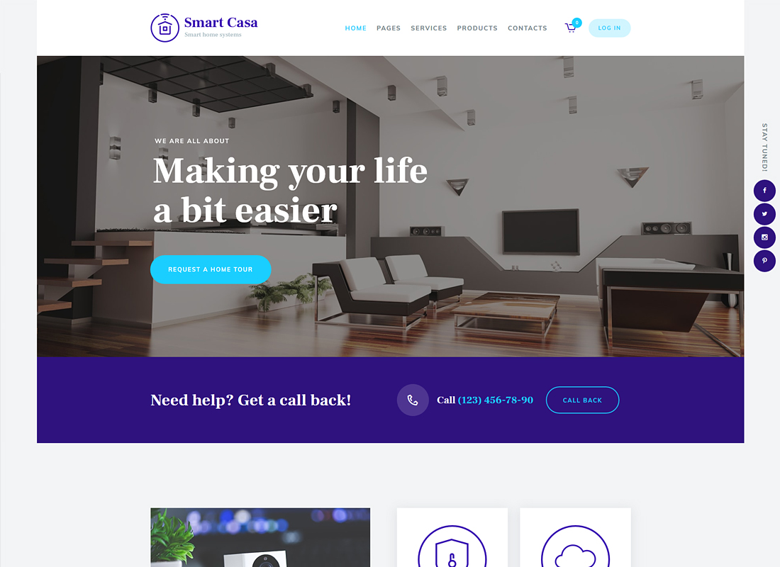 Smart Casa - Home Automation & Technologies WordPress Theme