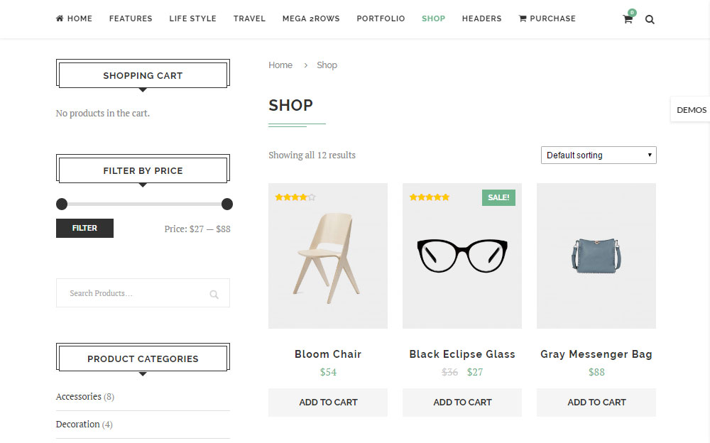 Soledad Theme Review Ecommerce 01