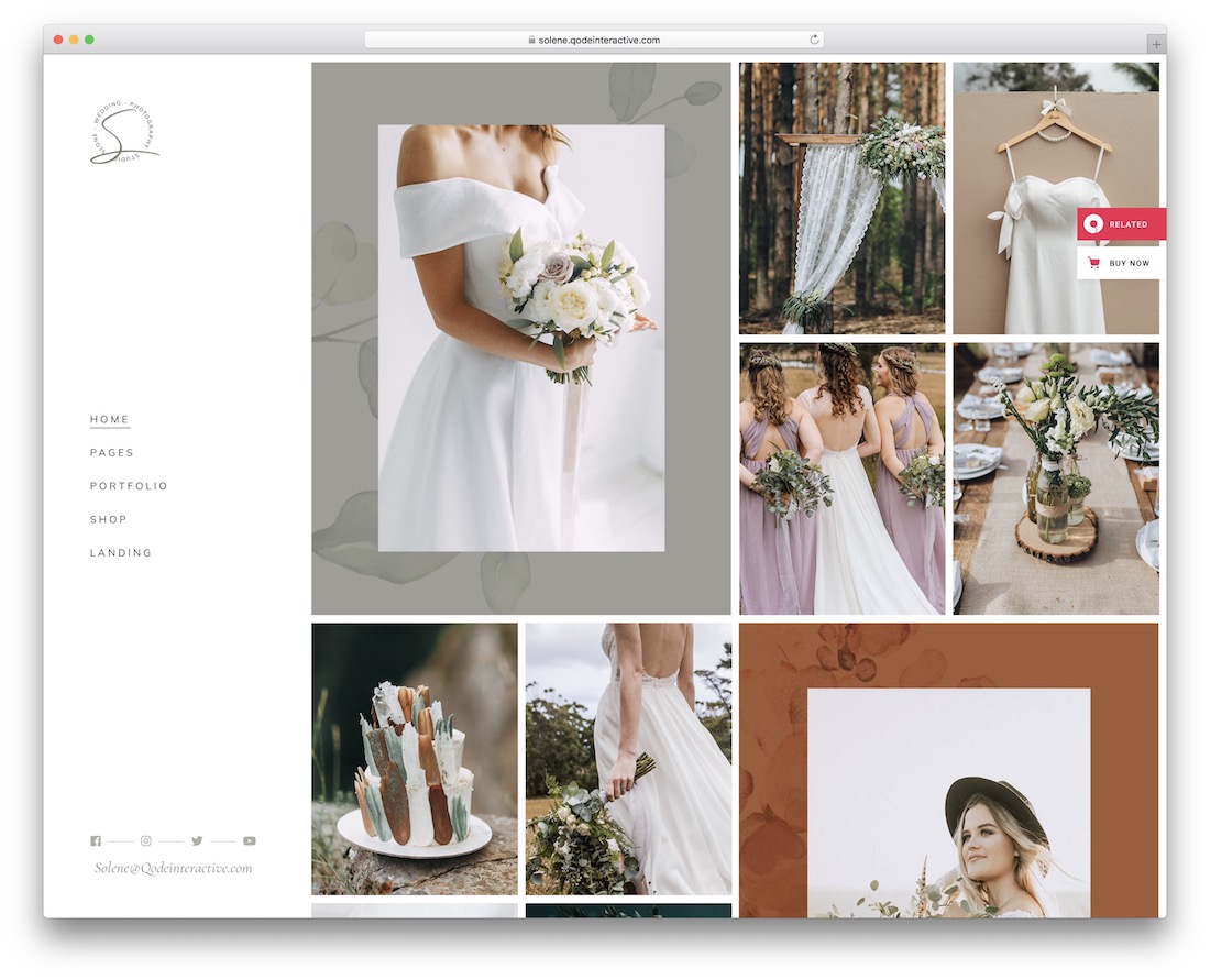 solene wordpress wedding theme