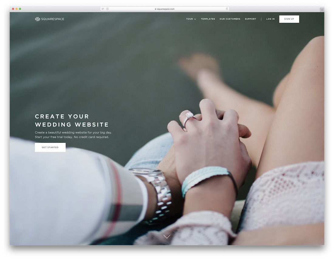 squarespace wedding website builder