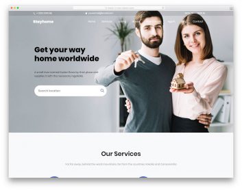 Stayhome Free Template