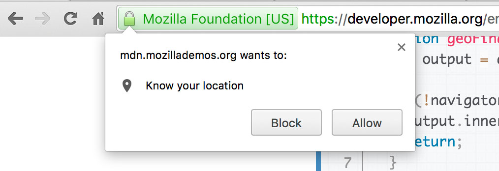 The Geolocation API