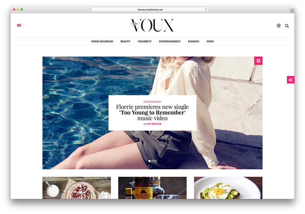 the voux masonry style magazine theme