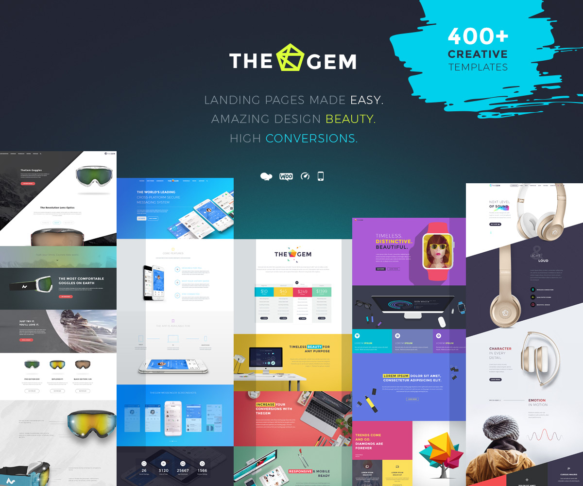 TheGem - popular landing page WordPress theme