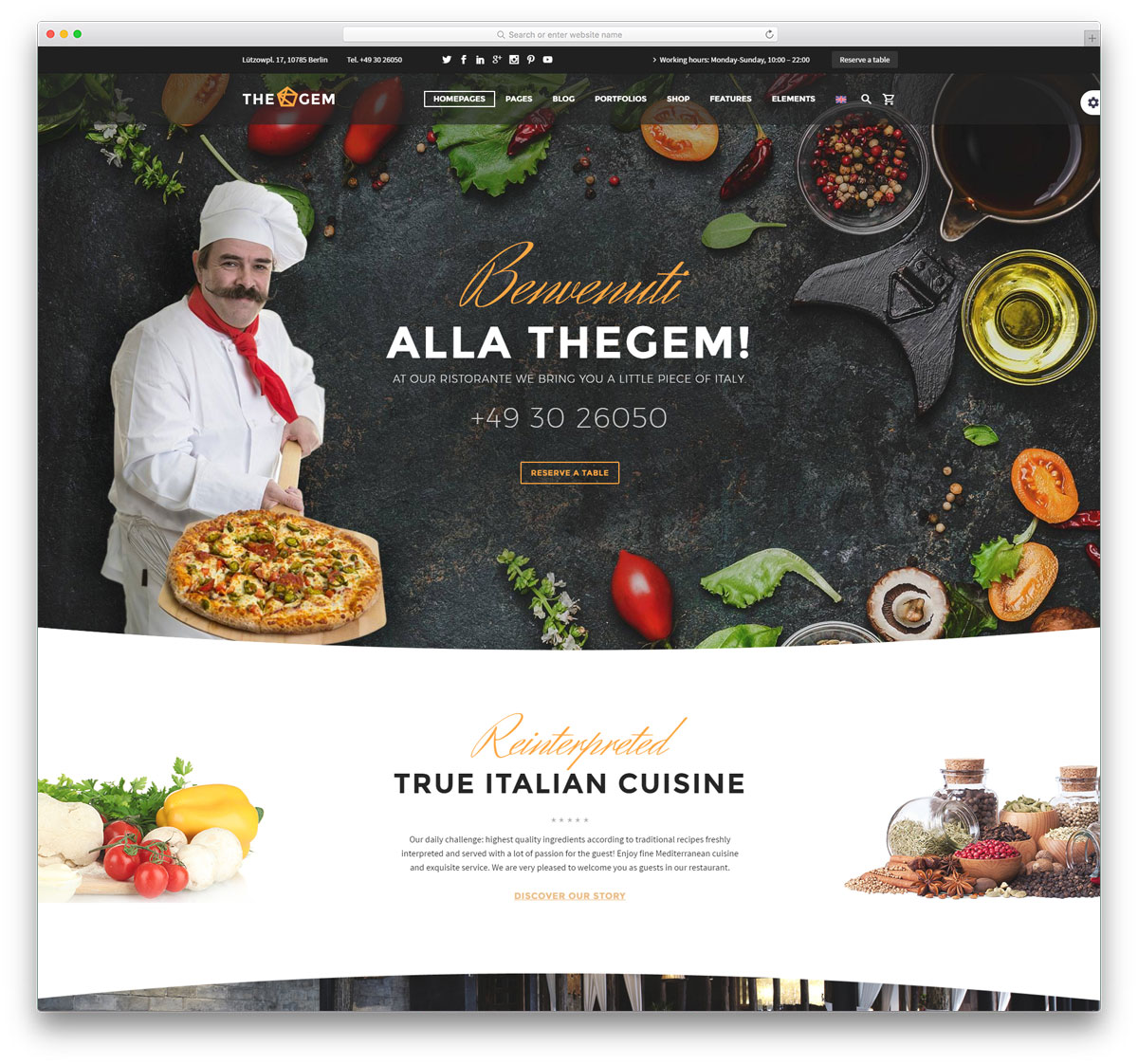 Best WordPress restaurant theme