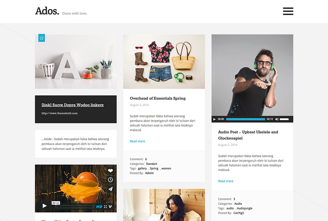 3 Column WordPress Themes