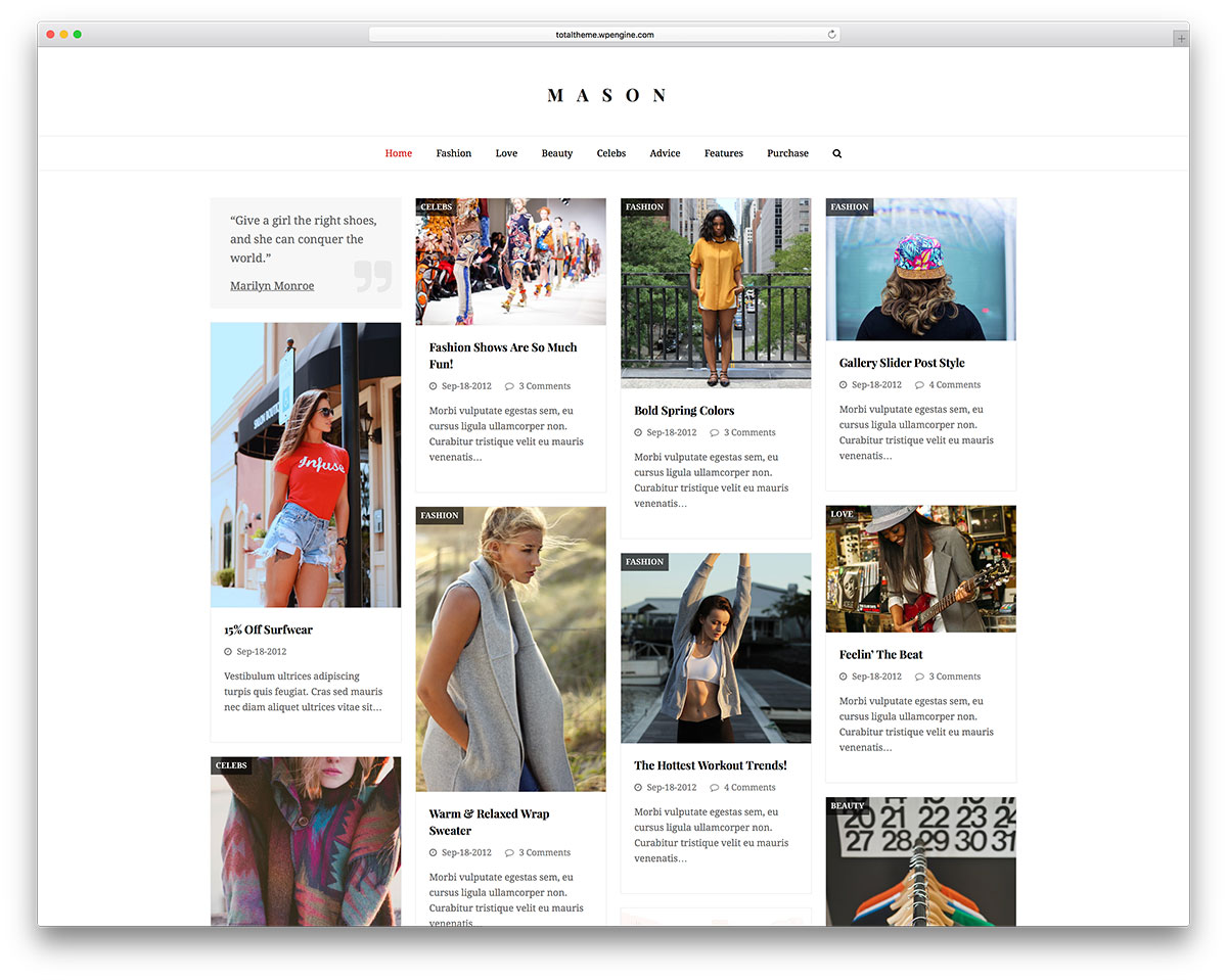 total-minimal-wordpress-grid-theme