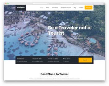 Traveland Free Template