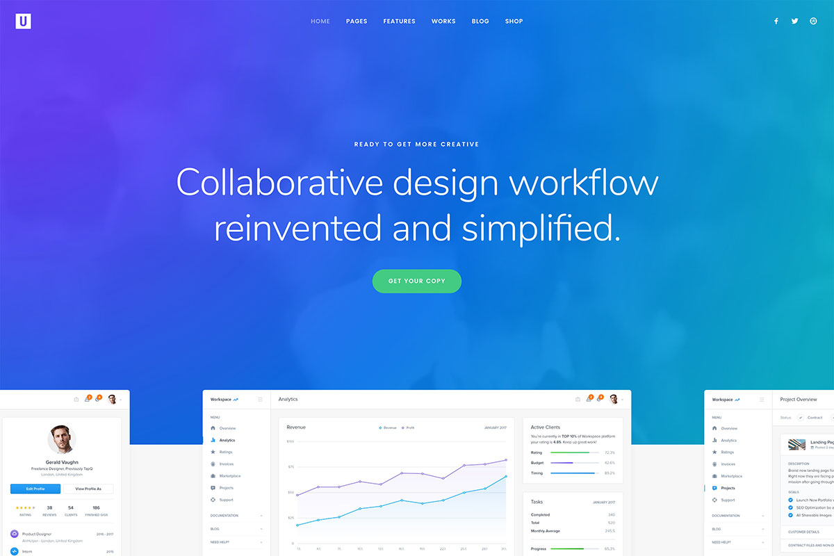 Uncode - SaaS WordPress theme