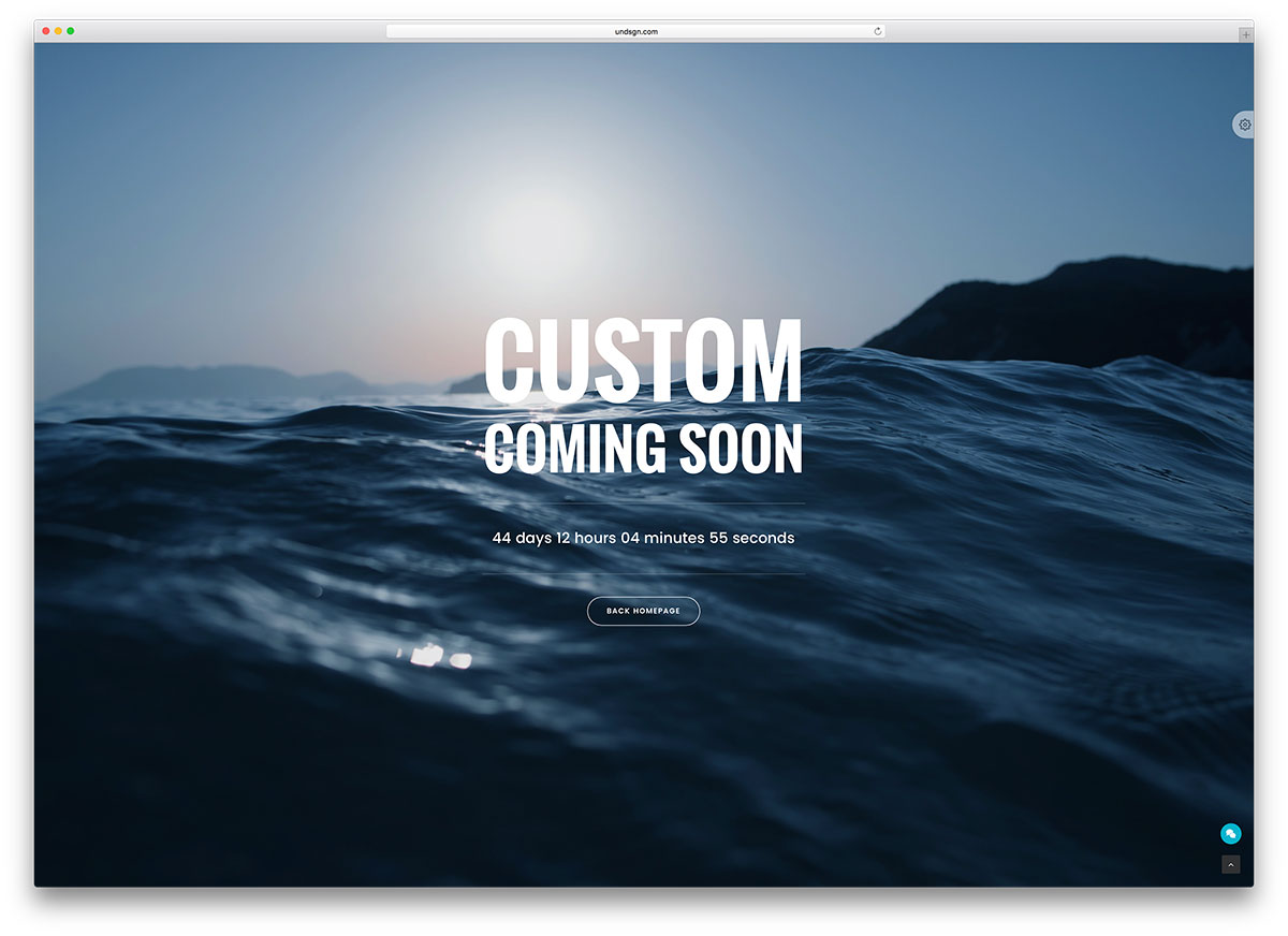 uncode coming soon wordpress template