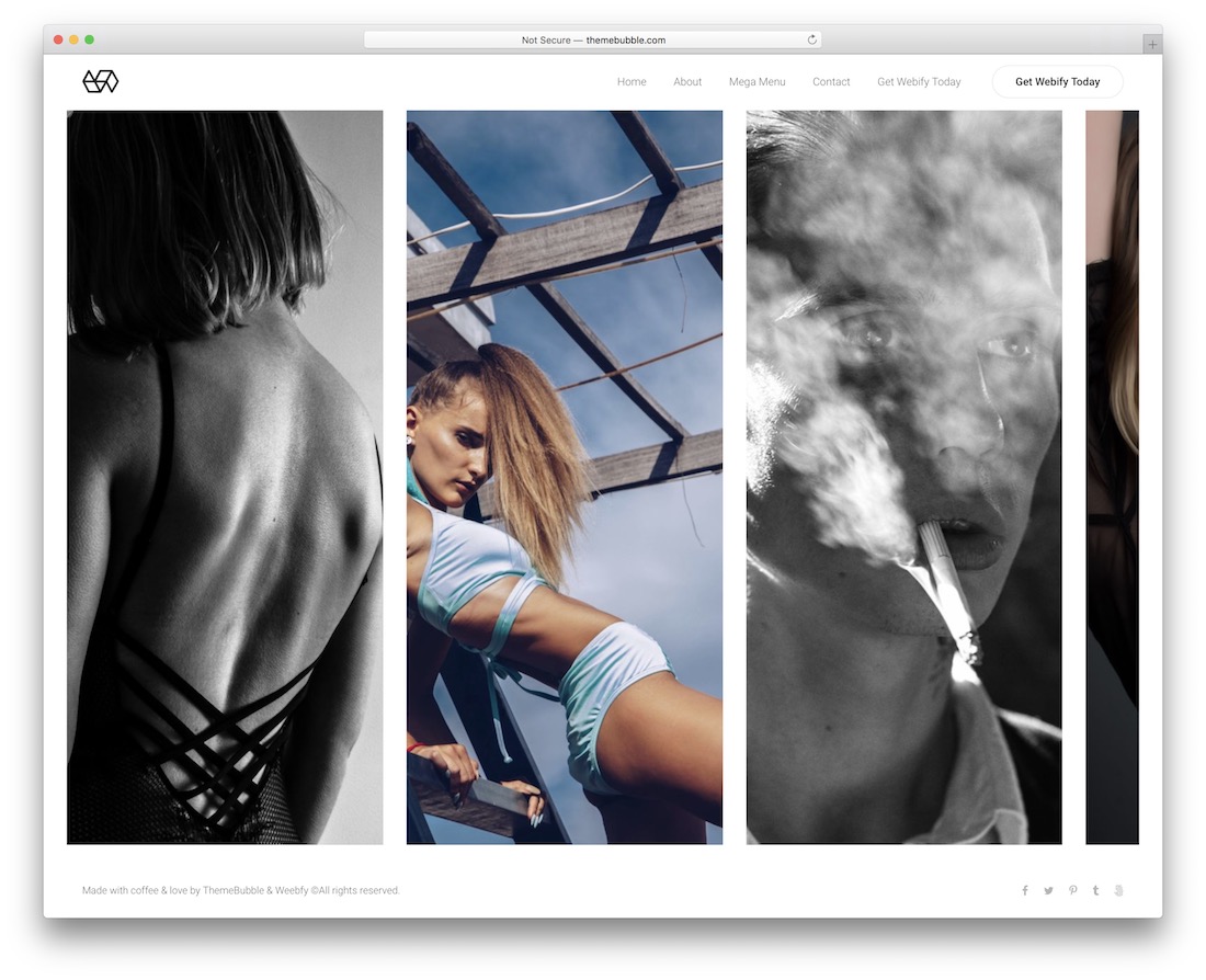 webify photography wordpress theme