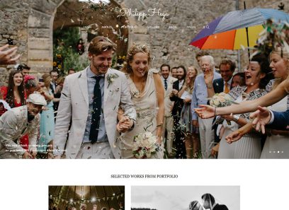 Wedding Photography Website Design