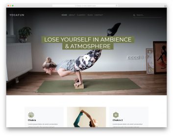 Yogafun Free Template