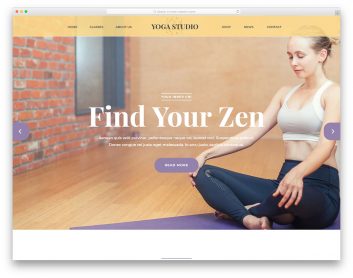 Yogastudio Free Template