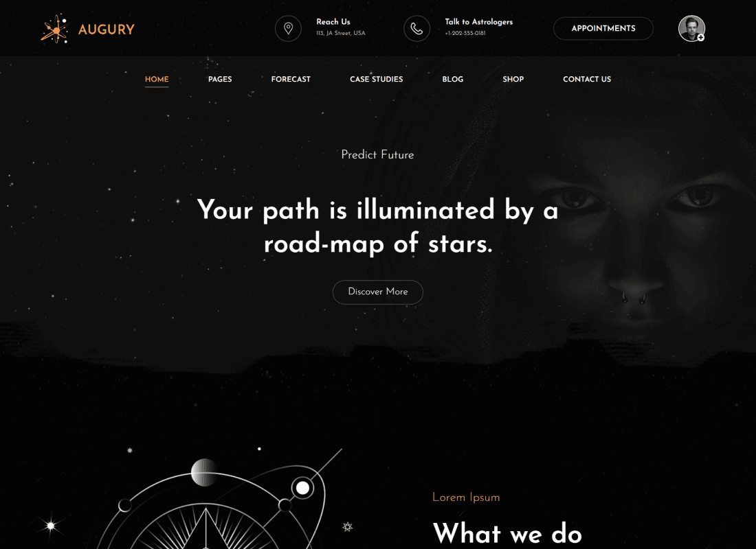 Augury | Horoscope and Astrology WordPress Theme
