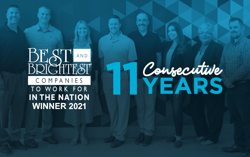 Best and Brightest 11 consecutive years