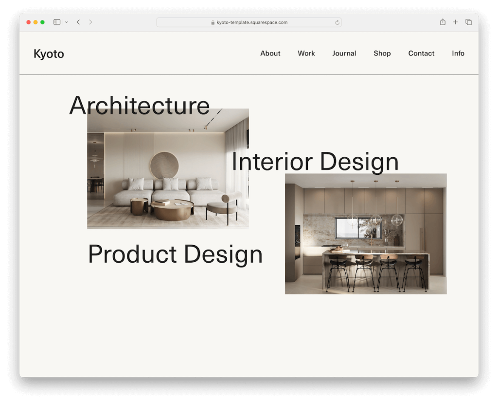 squarespace architect templates